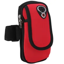 Спортивная нарукавная повязка для мобильного телефона для бега, спортзала, упражнений, Спортивная нарукавная сумка с разъемом для наушников