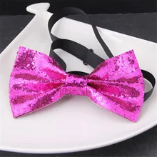 Блестящие галстуки-бабочки для мужчин и женщин Детский галстук регулируемый размер Разноцветный галстук бабочка унисекс ювелирные изделия вечерние свадебные аксессуары Подарки