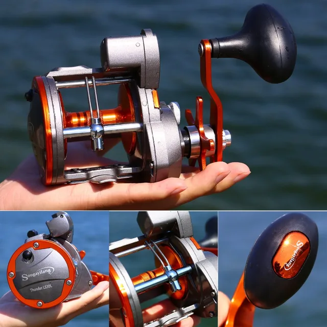 Sougayilang Line Counter Trolling Reel Conventional Level Wind Fishing  Reel-Thunder LS II 3000R : : Sports, Fitness & Outdoors