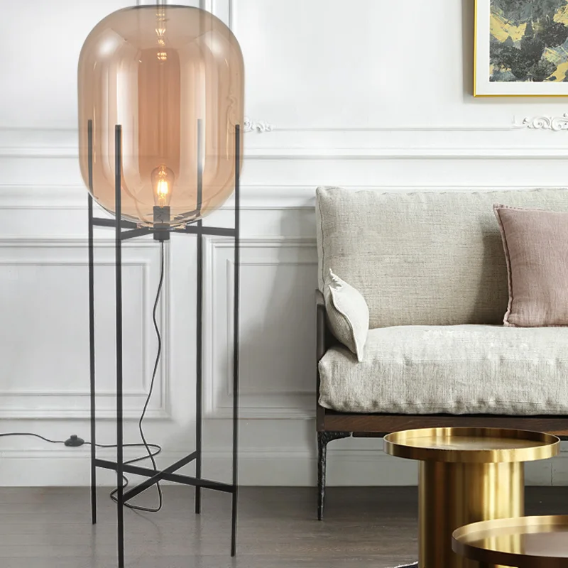 Candeeiro de Mesa Luz da Mesa Nova Chegada Criativo Simples Abajur Vidro Preto E27 Edison Arte Casa Loja Restaurante Decoração Iluminação 2 lampshade glass