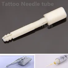 50 шт. Одноразовые Белые постоянный Макияж татуировки иглы трубы Мерлин татуировки Интимные аксессуары индивидуальный пакет