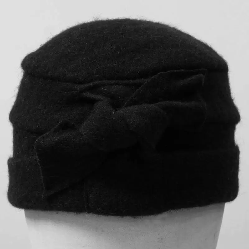 SUOGRY высокое качество осень зима для женщин купольная шапочка Твердые шерстяные шапки теплая шляпа Федора