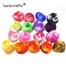 Lucia artisanat 6 pièces/lot en Nylon fleur bas fleur matériel de stockage de traction accessoire de mariage décor à la maison C0201
