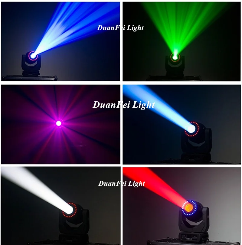 200W LED Spot Moving Head With LED Round-19