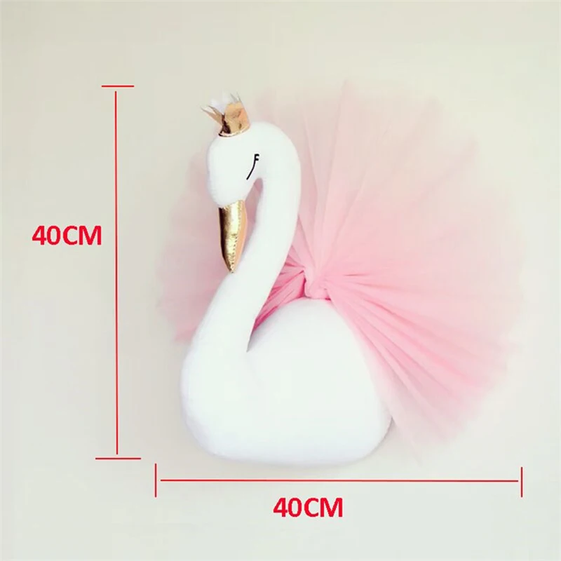 Kids-Toys-Flamingo-Swan-Lovely-Golden-Crown-Swan-Flamingo-Wall-Art-3D-Girl-Pink-Goose-Swan (3)