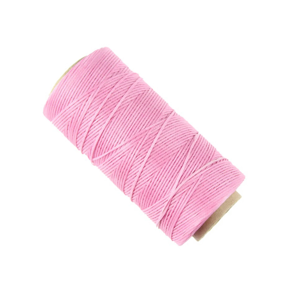 50 м/рулон прочный 1 мм кожаный вощеный шнур для DIY инструмент для рукоделия ручная строчка плоская Вощеная швейная линия - Цвет: Pink