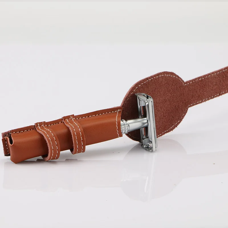 HAWARD Razor двойной защитный чехол для бритвы из натуральной кожи Дорожный Чехол