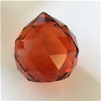 40 мм 1 шт. кристалл оранжевый красный граненый шарики для люстры для подвесной светильник освещение украшения
