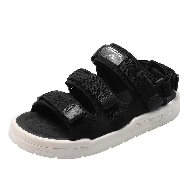 

Vietnamese sandals female fairy wind summer 2019 new flat bottom net red wild simple Korean student sports sandals
