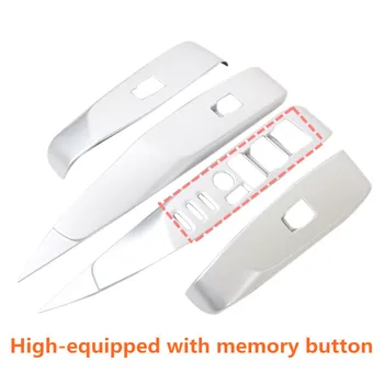 

(Only Fit For Left Hand Drive) Inner Window Lift Switch Button Cover Trim ABS Matte 4pcs For Toyota Camry XV70 2018 Car-styling