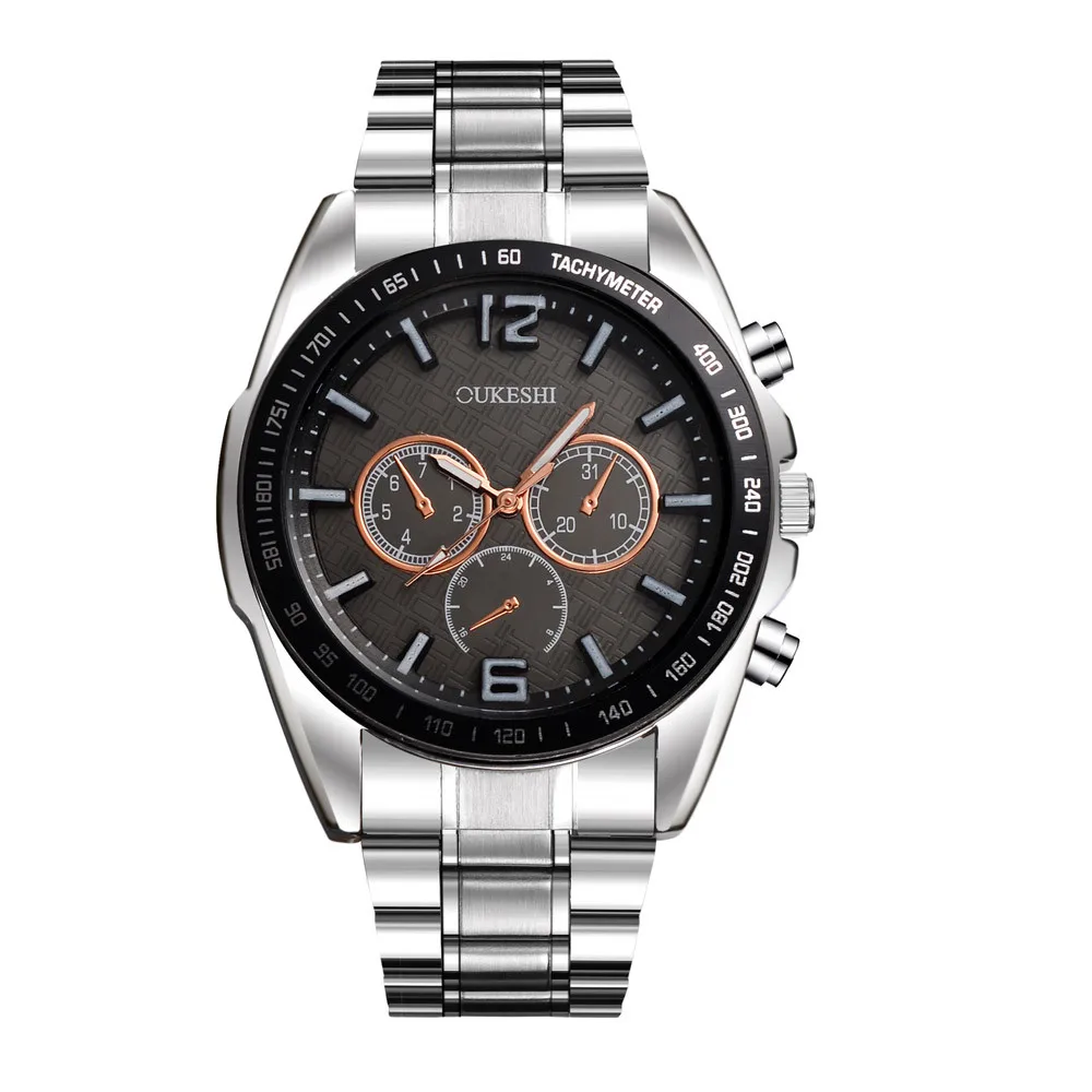 

Fashion Luxury Men Watch Quartz Crystal Stainless Steel Analog Quartz Wrist Watch Bracelet Fashion clock gift relogio feminino