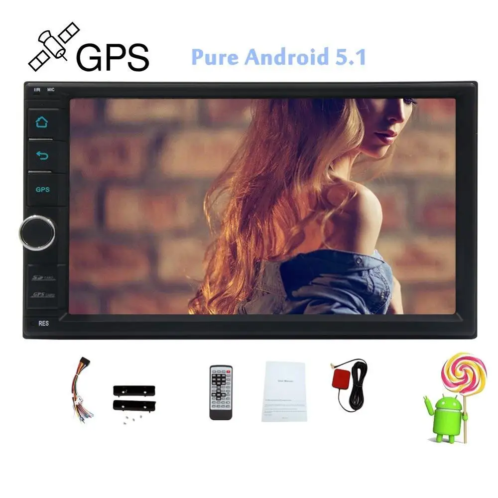 Android 5 1 font b Car b font font b Radio b font Double Din Stereo