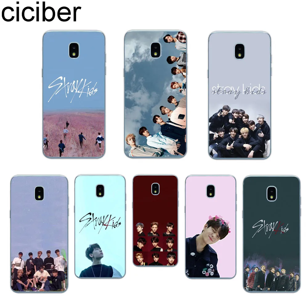 

ciciber for Samsung Galaxy J6 J5 J7 J8 J1 J2 J3 J4 Pro Core Plus Prime mini 2017 2018 2016 Phone Case Soft TPU Stray Kids Coque