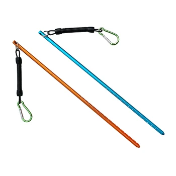 

2Pcs Premium Scuba Diving Pointer Underwater Shaker Noise Maker with Carabiner Diving Pointer Stick Bolt Snap Clip