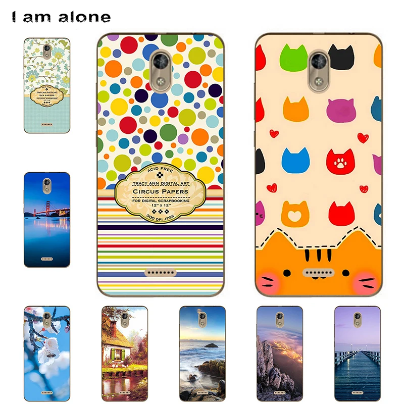 

I am alone Phone Bags For Wiko Sunny 3 Plus 2018 5.45 inch Soft TPU Mobile Fashion Patterned For Sunny 3 Plus Case Free Shipping