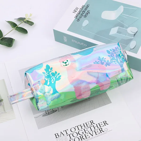 Пенал-карандаш из альпаки с высокой емкостью estuche escolar Kawaii trousse solaire stylo pencilcase школьная юбка-карандаш - Цвет: F