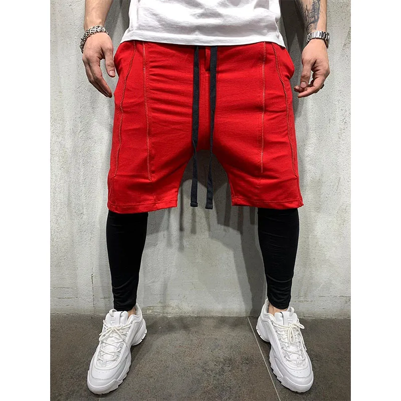 

MJARTORIA 2019 Men 2 in 1 Running Shorts Security Pockets Leisure Quick Drying Sport Built-in Pockets Hips Hiden Zipper Pockets