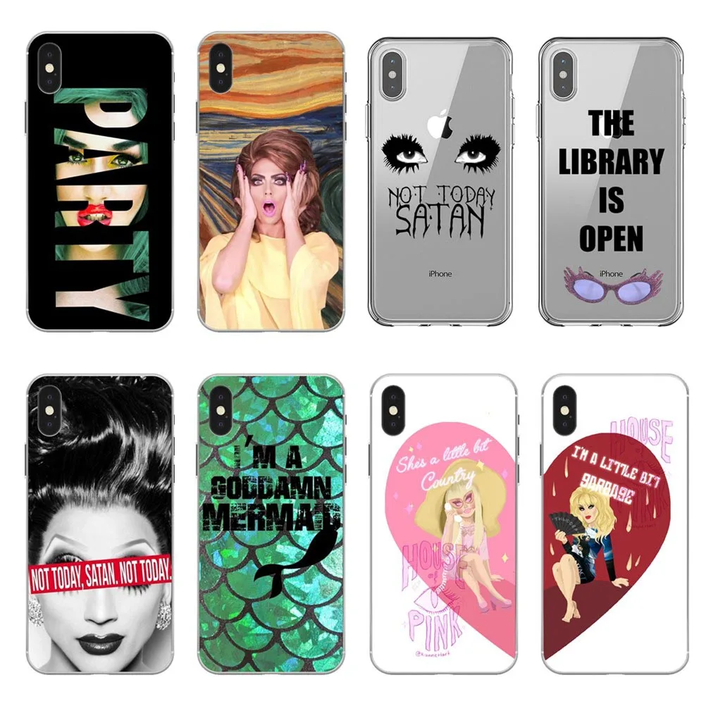 RuPaul Drag queen Case silicone Soft Phone Case For iPhone Case Back Covers For iPhone 5 5s SE 6 6SPlus 7 8 Plus X10 XR XS MAX