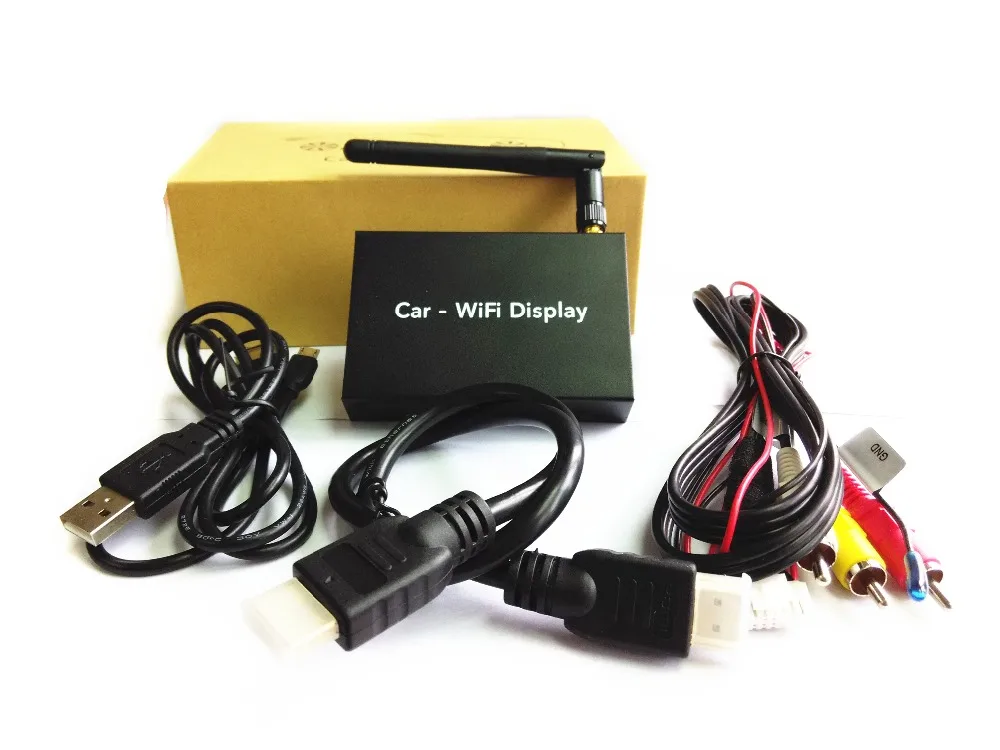 Car WiFi Display mirroring Receiver Mirror Mirabox HDMI Converter Box Smart TV AV Dongle router Android iOS Wireless Screen