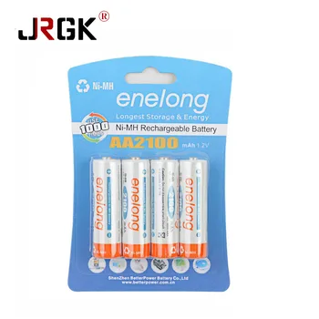 

4pcs JRGK NI-MH AA 2100mAh #5 1.2V Hight Real Capacity Batteries Low Self-discharge aa Rechargeable Battery