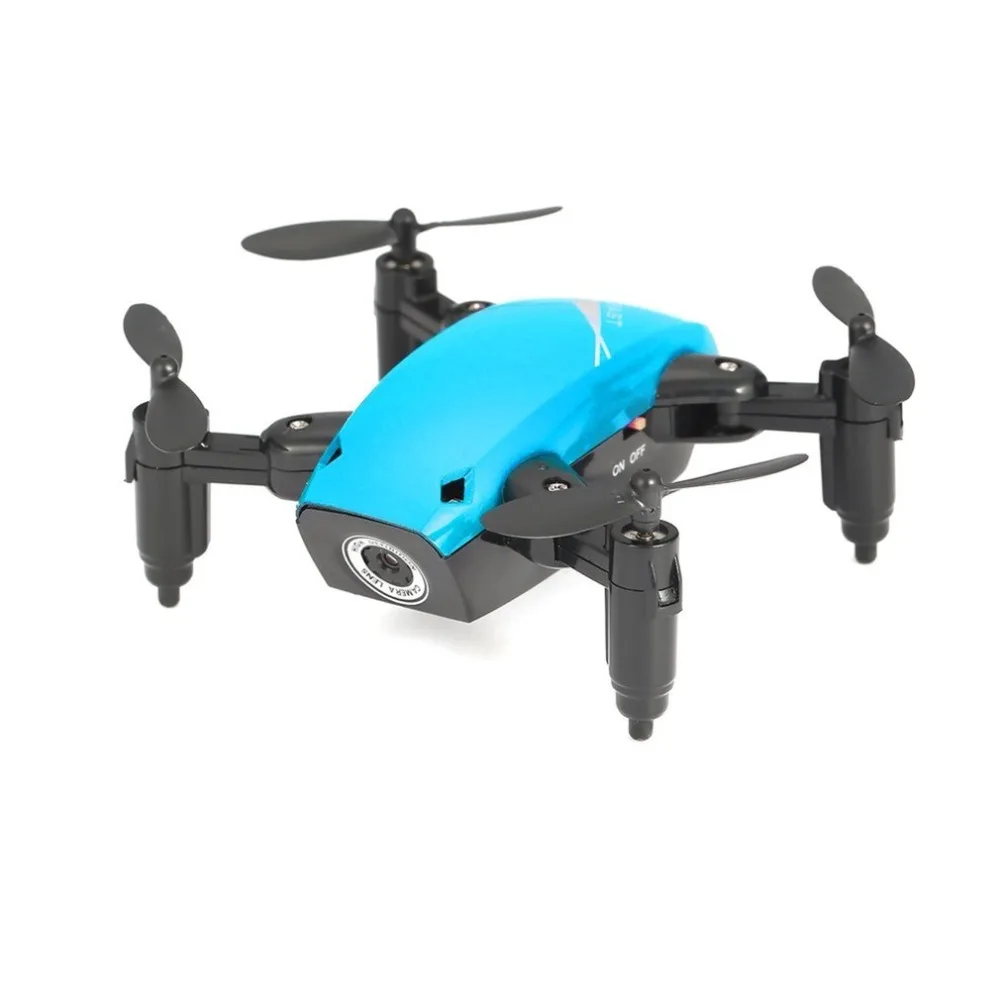 S9W складной RC Мини Дрон Карманный Дрон микро Дрон вертолет с wifi FPV 0.3MP камера 360 градусов