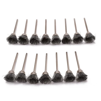 

45pcs/kit 6/15/25mm Steel Wire Brush Wheel Kit Rotary Mini Polishing Wheel Bit Grinder Rotary Tools For Metal Polishing Deburrin