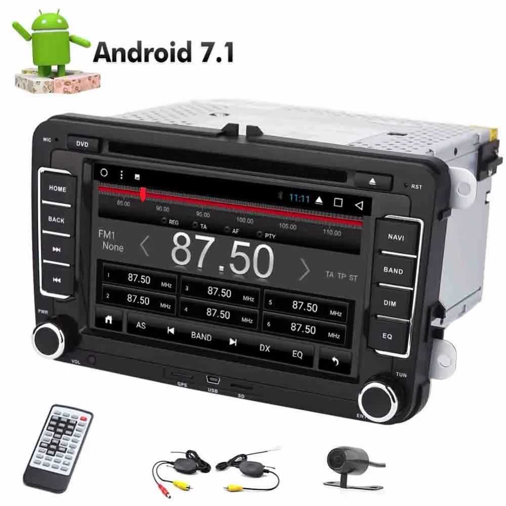 Excellent Wireless Backup Camera Android 7.1 8 Core Touch Screen Car DVD Player 2 Din GPS Stereo Radio Video Receiver Navigation Autoradio 0 Excellent Wireless Backup Camera Android 7.1 8 Core Touch Screen Car DVD Player 2 Din GPS Stereo Radio Video Receiver Navigation Autoradio 0