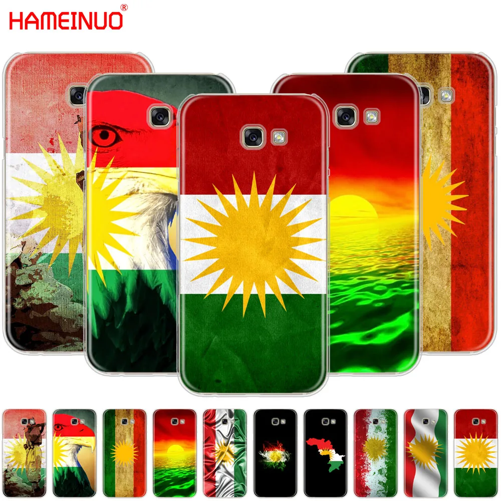 

HAMEINUO kurdistan Curdistan flag cell phone case cover for Samsung Galaxy A3 A310 A5 A510 A7 A8 A9 2016 2017 2018