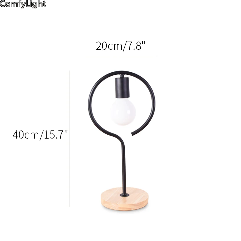  Retro led Table Lamp Romantic desginer iron lampshade Modern Dimmable Desk Lamp Home Romantic Readi