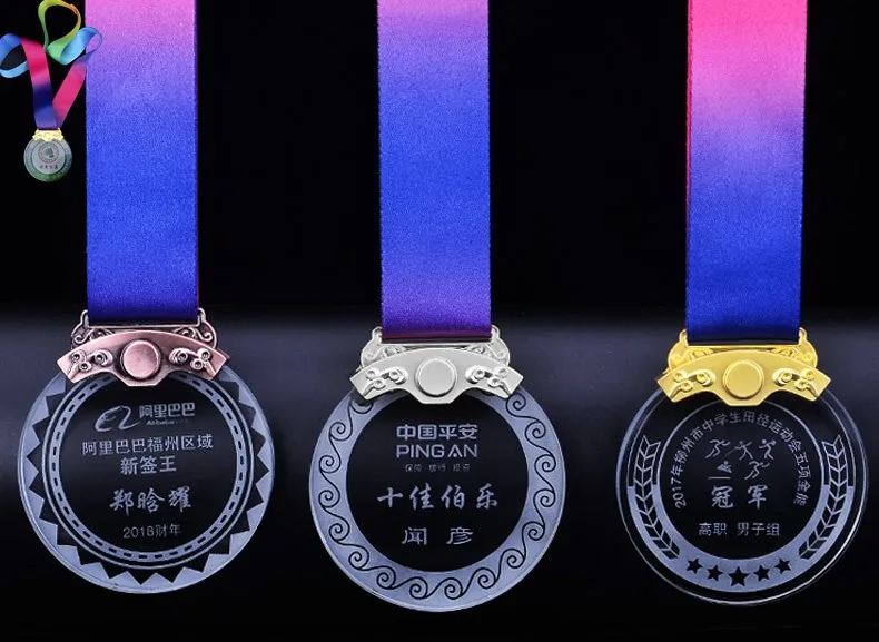 

Hot sale !High-grade Gold Medal for Honored Basketball Football Crystal Medal, Free Shipping