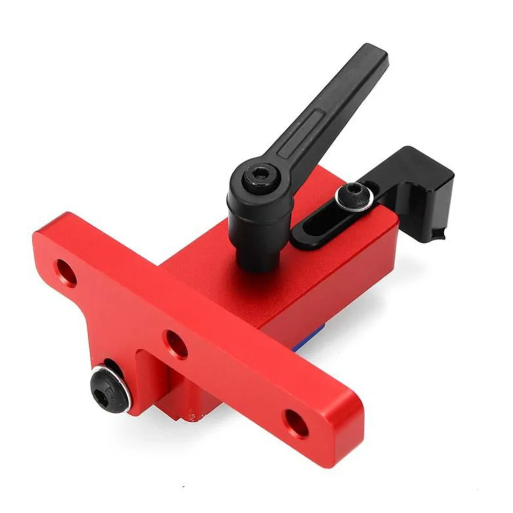 

Durable And Easy Operate Woodworking Tool Aluminum Alloy Accurate T-Track For Sliding Chute Length Limit Miter Track Stop