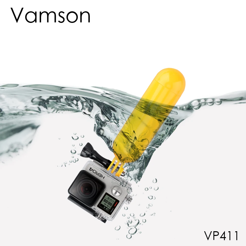 Vamson для Gopro аксессуары поплавок плавучий Ручной штатив аксессуары для Go Pro Hero 7 6 5 4 для Yi 4K VP411