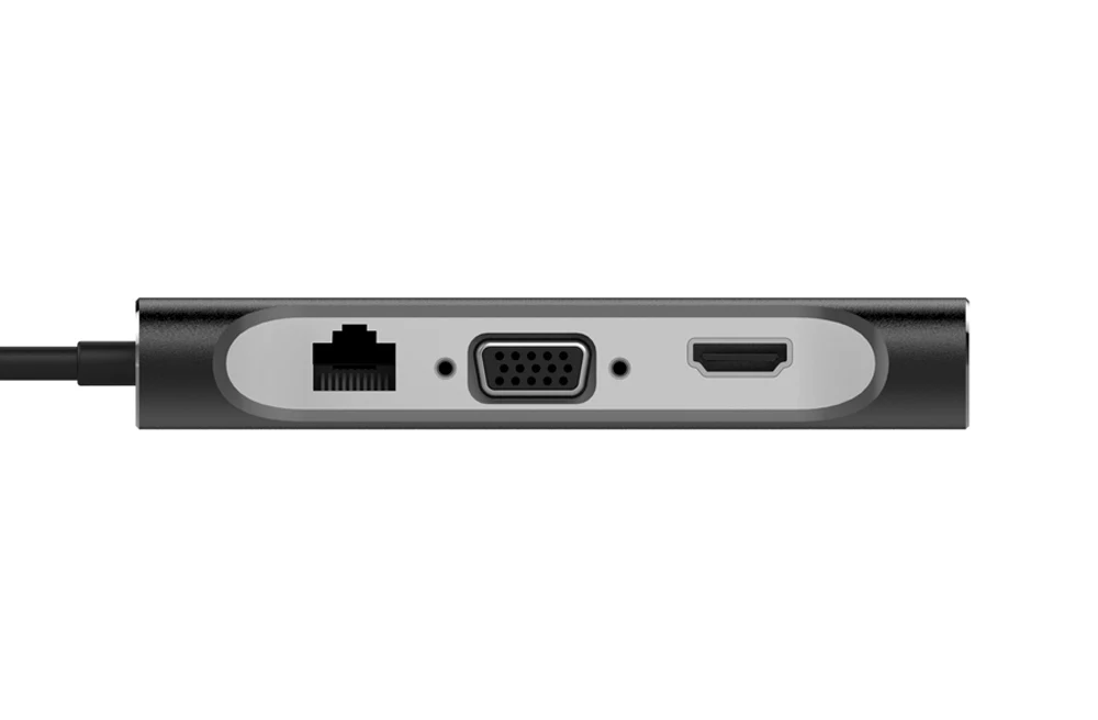 Многофункциональная док-станция USB для ноутбука type-c USB-C концентратор USB 3,0 HDMI RJ45 PD адаптер для MacBook samsung Galaxy S8/S9/Note8