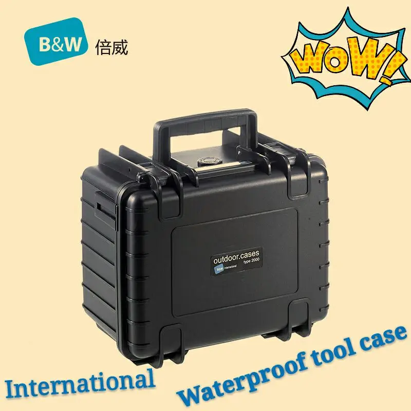 

Tool case toolbox Impact resistant sealed waterproof protective case 246*175*152mm security tool equipment with pre-cut foam