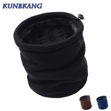 Зимний шарф, маска для шеи, Флисовая Балаклава, теплая маска для лица, шарф, ветрозащитная зимняя велосипедная/Лыжная маска для лица, Теплая Шапка-бини