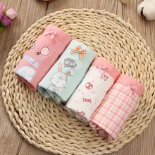 4 шт/лот; изящный дизайн; Детские милые шорты для девочек; четыре угла; безопасные мягкие трусы; Смешанная Случайная