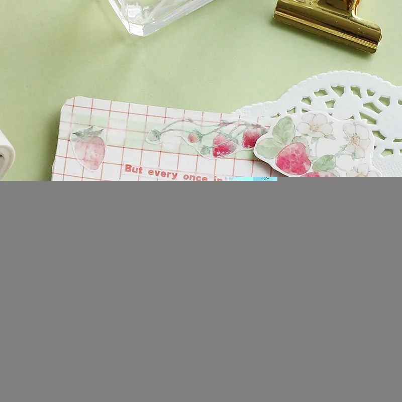 10 компл./лот DIY японская бумага декоративная клейкая лента клубника вечерние васи лента/маскирующая Лента наклейки