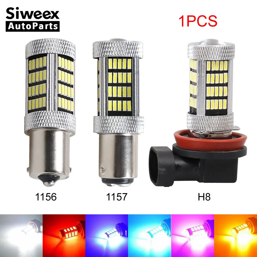 1X H8 H11 1156 1157 противотуманный светильник 92 SMD 4014 Автомобильный светодиодный s для DC