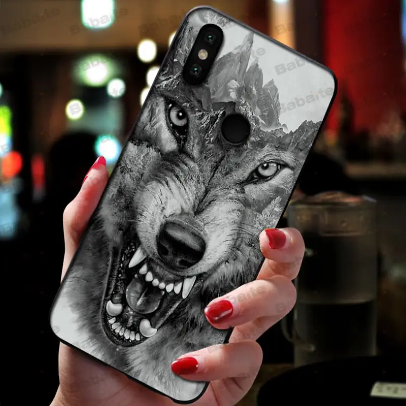 cool wolf face