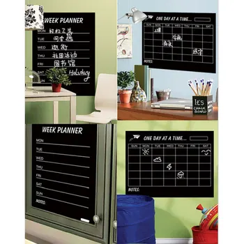 

Removable PVC Week Planner Wall Stickers for Bedroom Decal Mural Wallpaper Vinyl Home Decoration Wall Sticker DIY Board Study