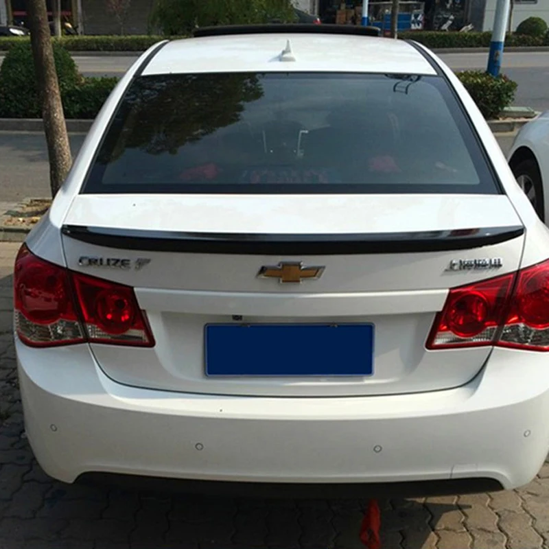 

For Cruze Spoiler ABS Material Car Rear Wing Primer Color Rear Spoiler Press the tail For Chevrolet Cruze Spoiler 2009-2013