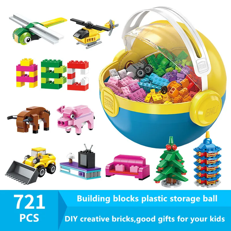 

Enlighten Kids Creative Construction Bricks Toys Gifts DIY ABS Plastic Compatible Building Blocks For Children Boy Girl