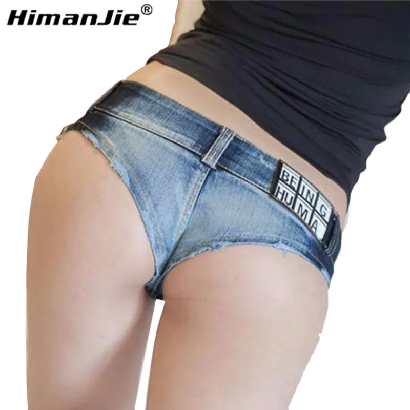 Sexy Women Denim Low Waist Short Mini Jeans Shorts Trousers Denim