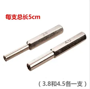 

100sets/lot=200pcs 3.8mm 4.5mm Gamebit Hex Tool Bit For SNES N64 GC & Game Gear consoles For Sega Game cartridges