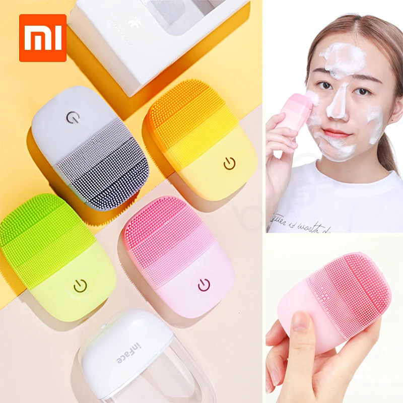 Xiaomi inFace электрическая Глубокая чистка лица Массажная щетка Sonic для мытья IPX7