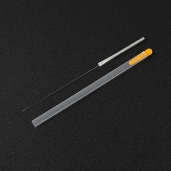 

100pcs/box disposable acupuncture edge needle with tube aluminum handle knife needle superfine needle painless massage needle