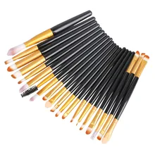 20 x Pro Makeup Set Powder Foundation Eyeshadow Eyeliner Lip Cosmetic Brush Cosmetics Foundation Blending Blush Makeup Kits