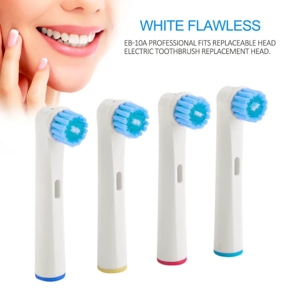 

4Pcs/lot Professional Replaceable Electric Oral Toothbrush heads Bright Fits Tooth Brush Replacement Tips Clean Tooth White