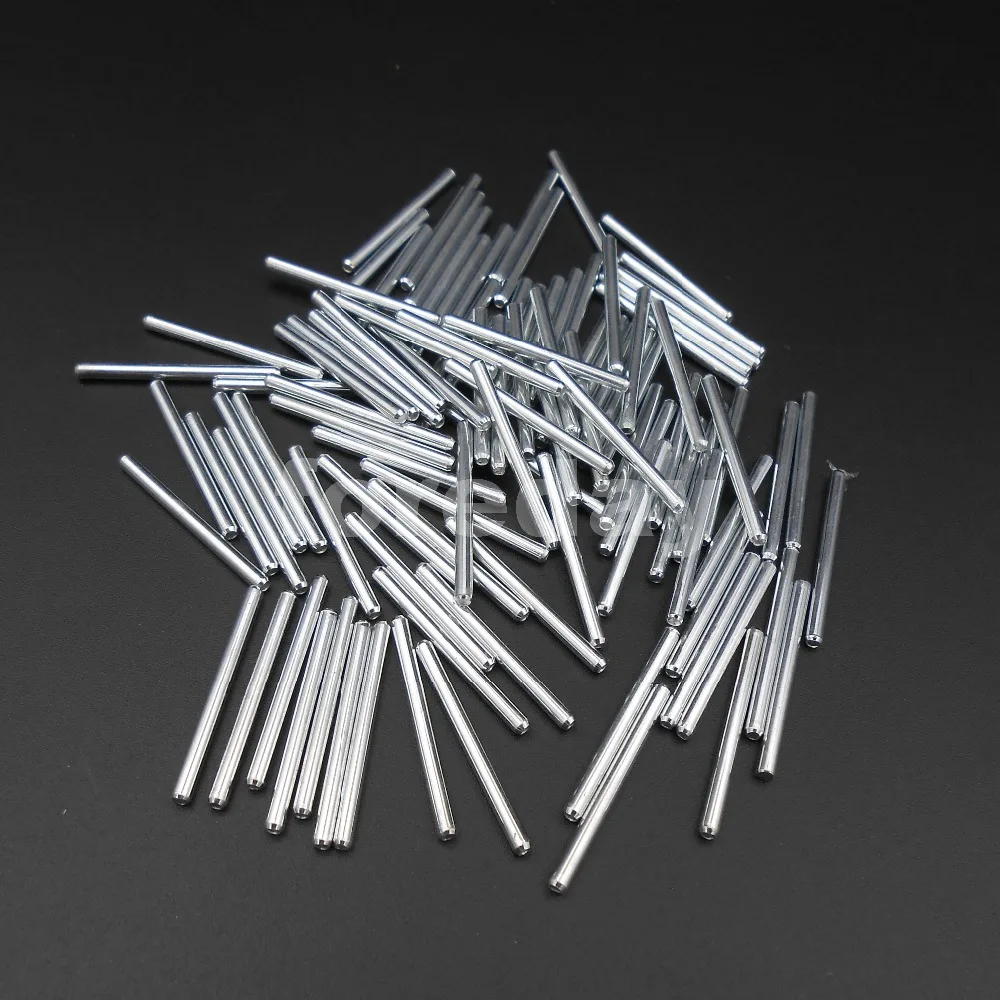 100pcs X New Hq 2mm X 25mm M2 Iron Shaft Toy Car Gear Wheel Axle For