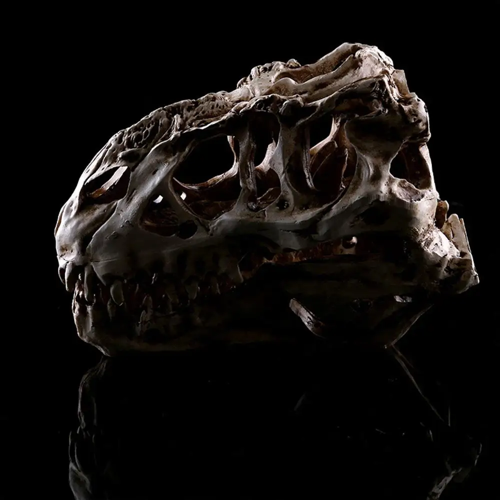 Уникальный коллекционный набор динозавров из смолы с черепом T Rex для домашнего